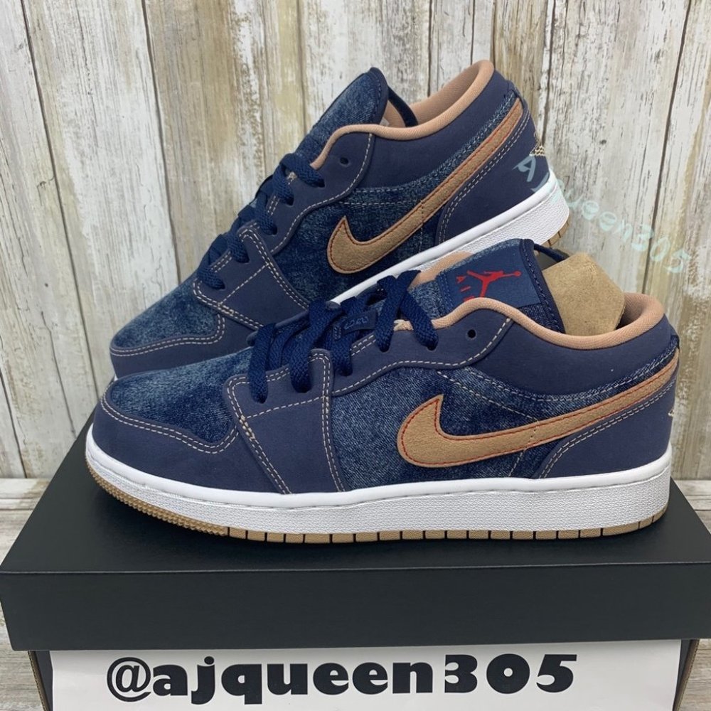 Air Jordan 1 Low Jeans - Picture 1 of 6
